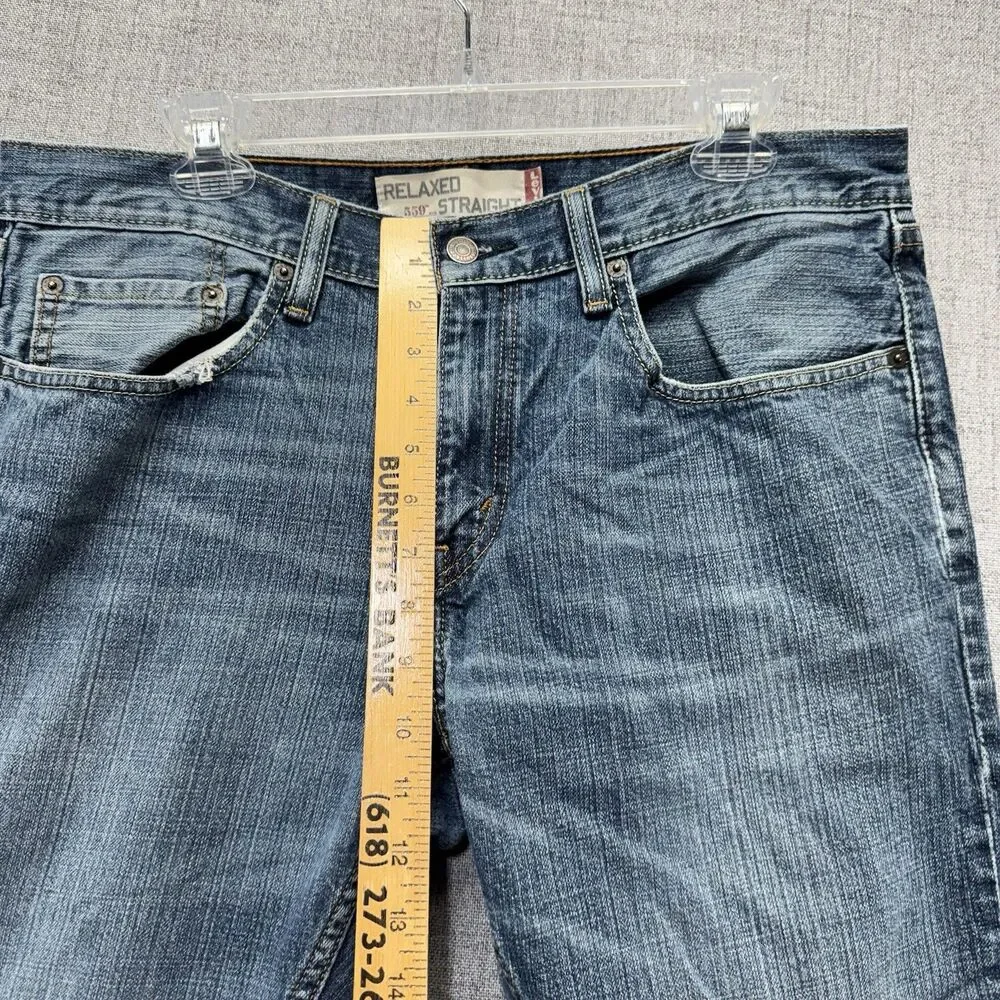 Levis 559 Jeans Men's 33x34 Relaxed Fit Straight Leg - Picture 5 of 14